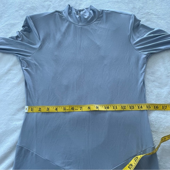 We Are HAH Southern Lady Dress in Silver Blue - Picture 9 of 10